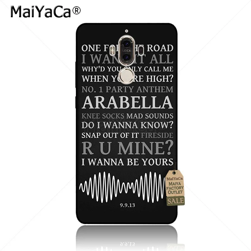 MaiYaCa Arctic Monkeys R U Mine lovely soft tpu Phone Accessories Case for Huawei mate9 10 P9 P10 p20 p10 plus NOVA2s case cover