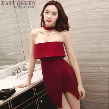 

Off shoulder sundress dress for women sexy bodycon dresses event party night strapless dress slash neck sexy dres AA3742 Y A