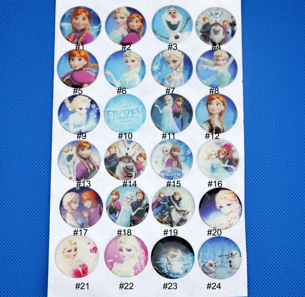 10 CLEAR 1/" CIRCLE BOTTLE CAP 3D EPOXY DOMES STICKERS IMAGES HAIR BOWS KEYRING