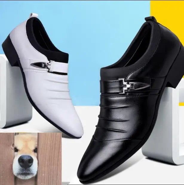 White Hollow brown Creux hole Hommes Tendance hole Black Chaussures Black L'angleterre Richelieus D'affaires La Version Robe Brown Cuir De white En Casual Hollow D'été Masculine Noir xFSxwpT1q