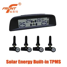 Solar Power Supply TPMS / Wireless Tire Pressure Monitoring System For Car Internal Sensors Intelligent Induction Safe Driving
