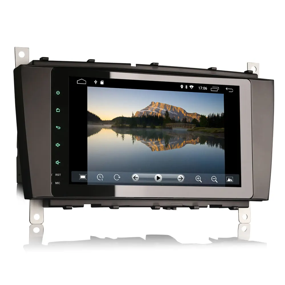 Discount 8" Android 8.1 Oreo OS Car Multimedia Navigation GPS Radio for Mercedes-Benz CLC-Class W203 2008-2010 & CLK-Class W209 2005-2011 2