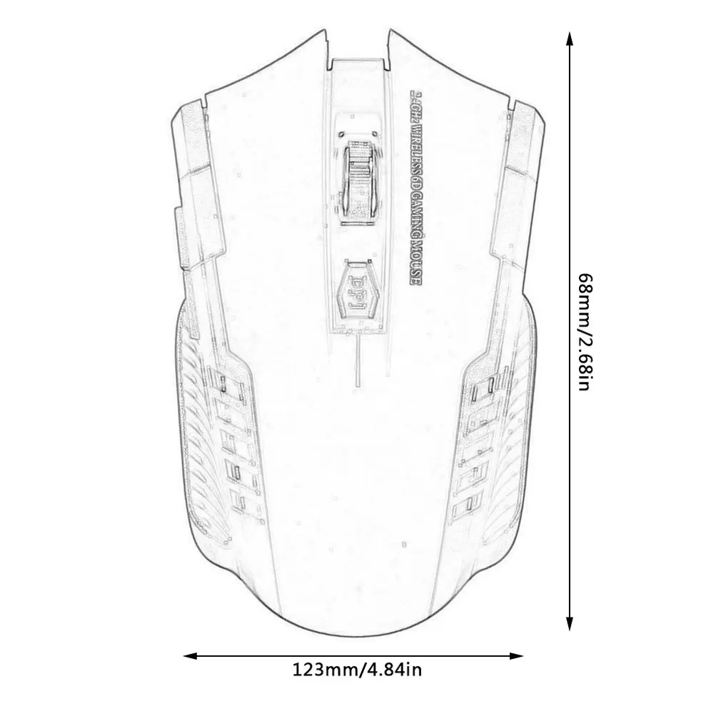 Мини-мышь 2,4 ГГц, беспроводная оптическая игровая мышь, Беспроводные Мыши для ПК, ноутбука, настольных игровых ноутбуков, компьютерная мышь для геймера