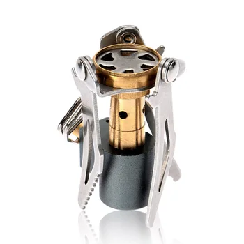 

Outdoor Camping Hiking Portable Gas Stove Folding Mini Stove Fire Survival Furnace Stove 3000W Pocket Picnic Cooking Burn Gas
