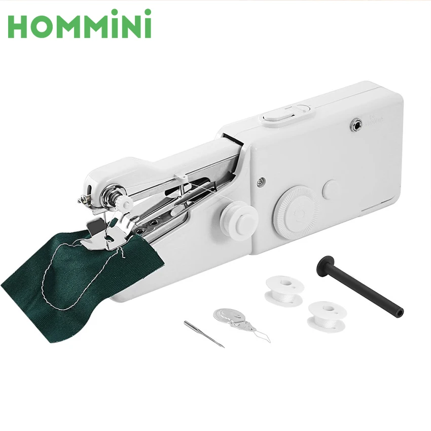 Mini Handheld Sewing Machine Portable Repair Suture Cothes Fabric