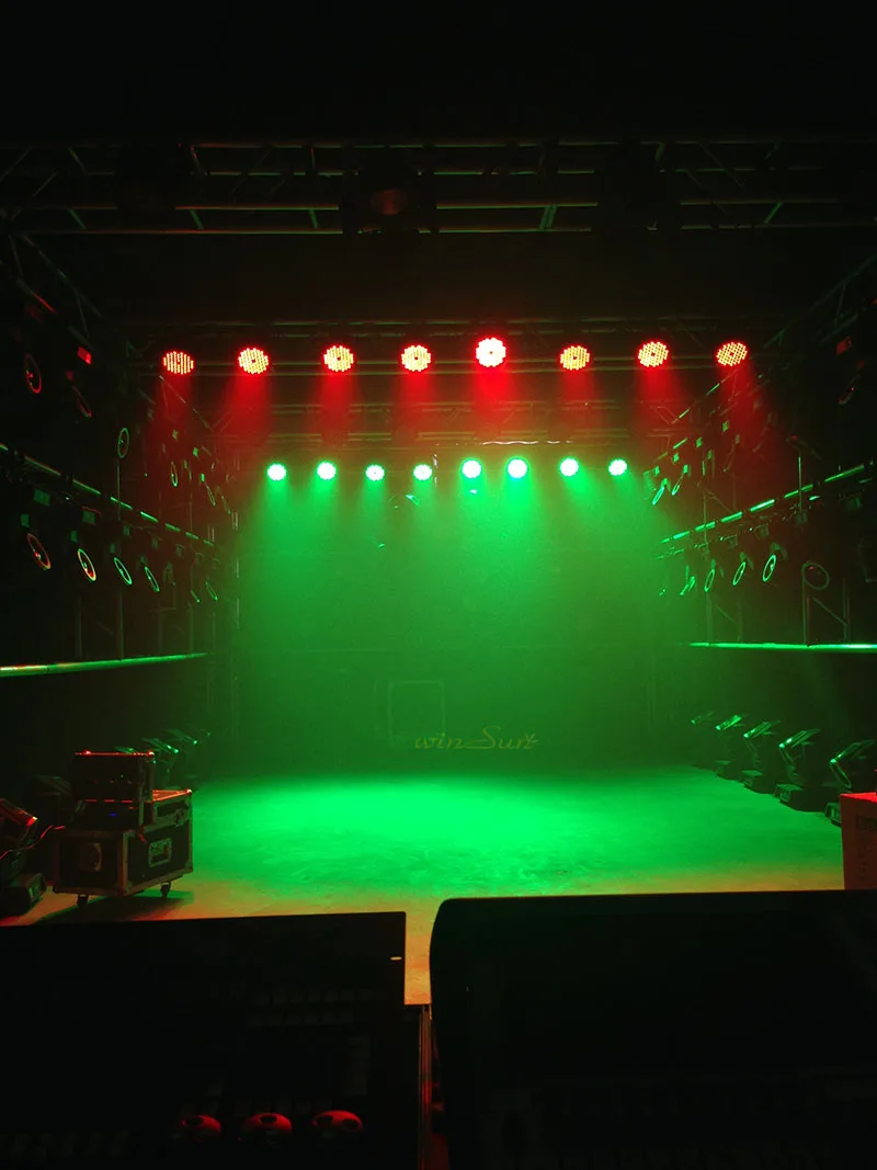 MINI SLIM LED PAR CAN STAGE LIGHTING EFFECT RGBWA UV (2)