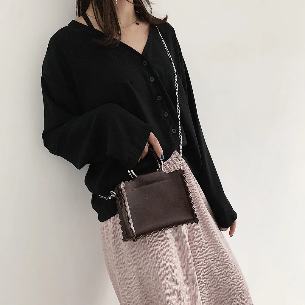 CONEED Fashion Women Bag 2019 New Luxury Handbags Women Bags Designer Fashion PU Leather Shoulder Bag Solid Wild Retro Bag Mar18 CONEED Fashion Women Bag 2019 New Luxury Handbags Women Bags Designer Fashion PU Leather Shoulder Bag Solid Wild Retro Bag Mar18