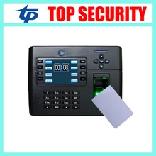 Atención del tiempo de huella digital y tarjeta de MF 13.56 mhz tarjeta inteligente puerta de control de acceso de control construido en la batería y la cámara iclock900