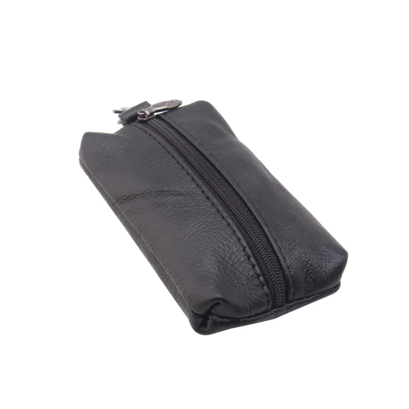 Genuine Leather Key Holder Car Key Wallets Men Keys Organizer Housekeeper Women Keychain Covers Zipper Case Bag Pouch Purse key case key holder key organizer key purse
