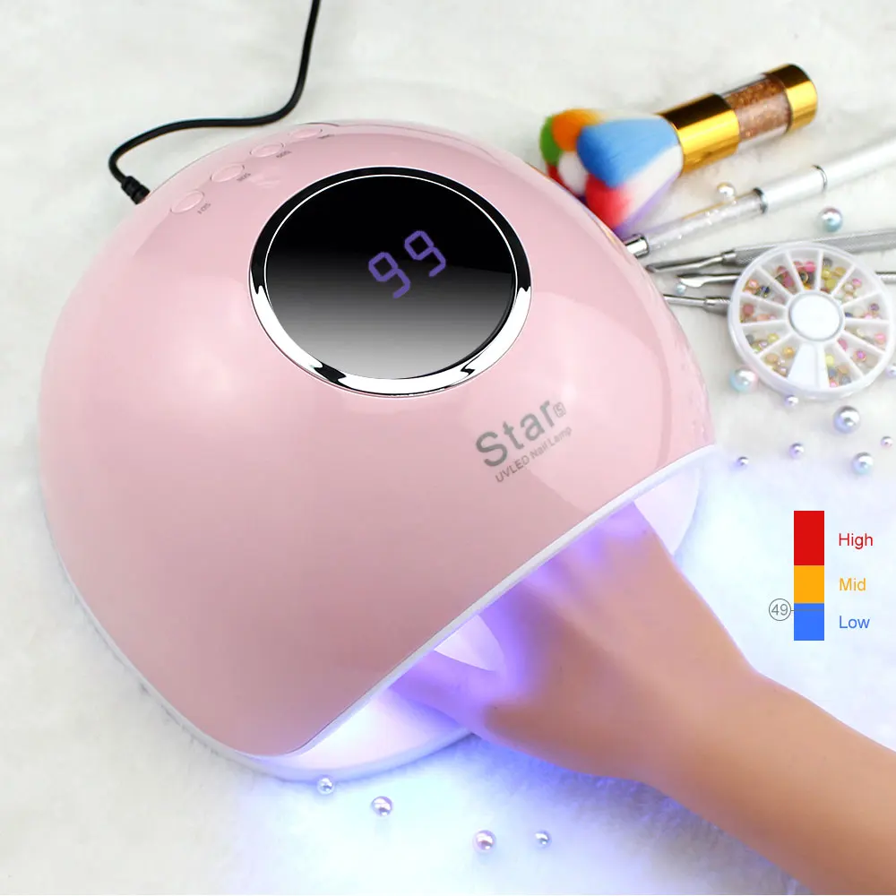

Professional UV light therapy machine 72W LED automatic sensing timer gel Polish lamp fast drying curing nail dryer dfdf