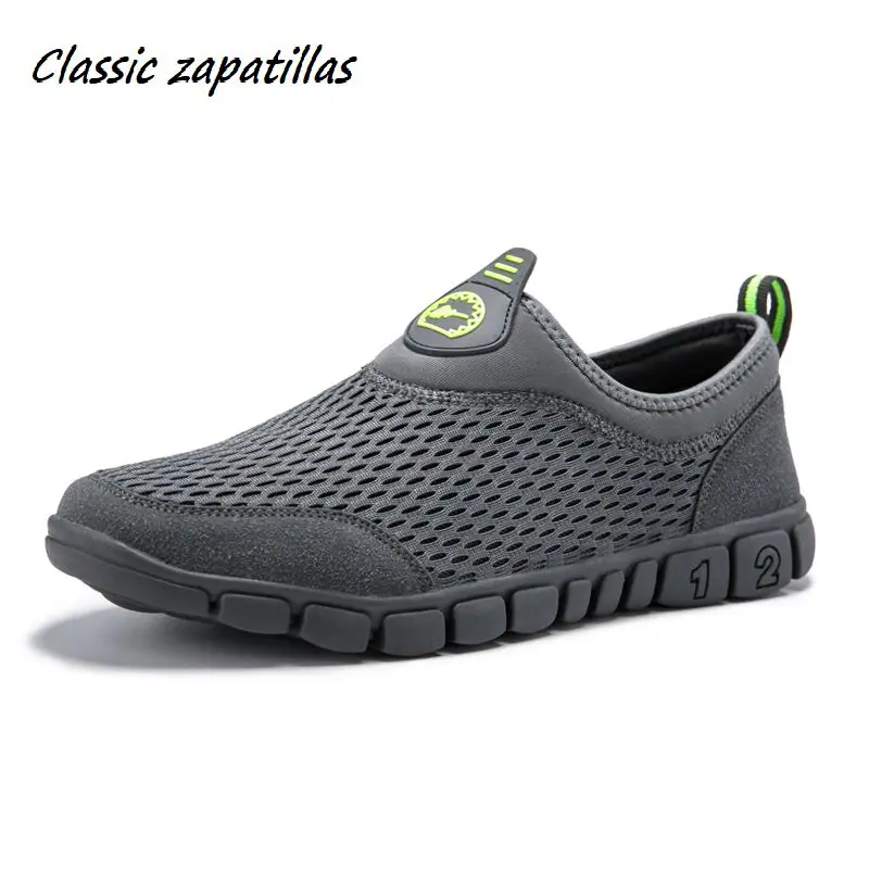 

Fashion Mens Shoes Big Size 40-46 Breathable Men Casual Shoes Loafers Men Sneakers Mesh Driving Shoes Men Slip on Sneakers