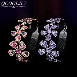 QCOOLJLY Rhinestone Цветок Шпилька Симпатичные Птичье гнездо цветочный заколка-цветок Крабики для волос Bijoux 5 Колос Для женщин аксессуары для волос