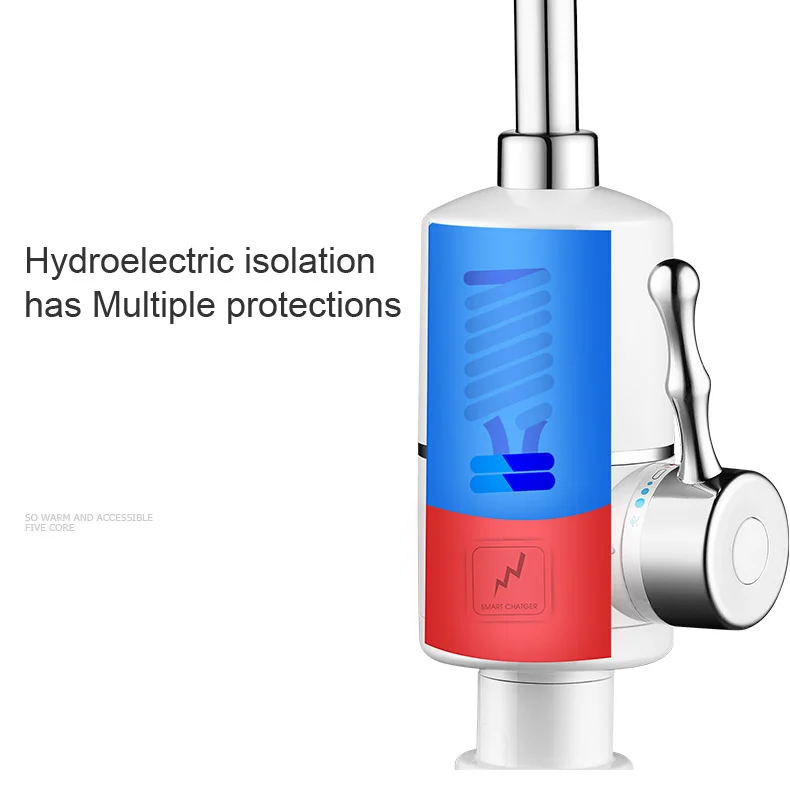 Kbaybo 3000 Вт мгновенный Электрический водонагреватель безтанковый горячий нагрев водопроводный кран для ванной кухонный водопроводный кран