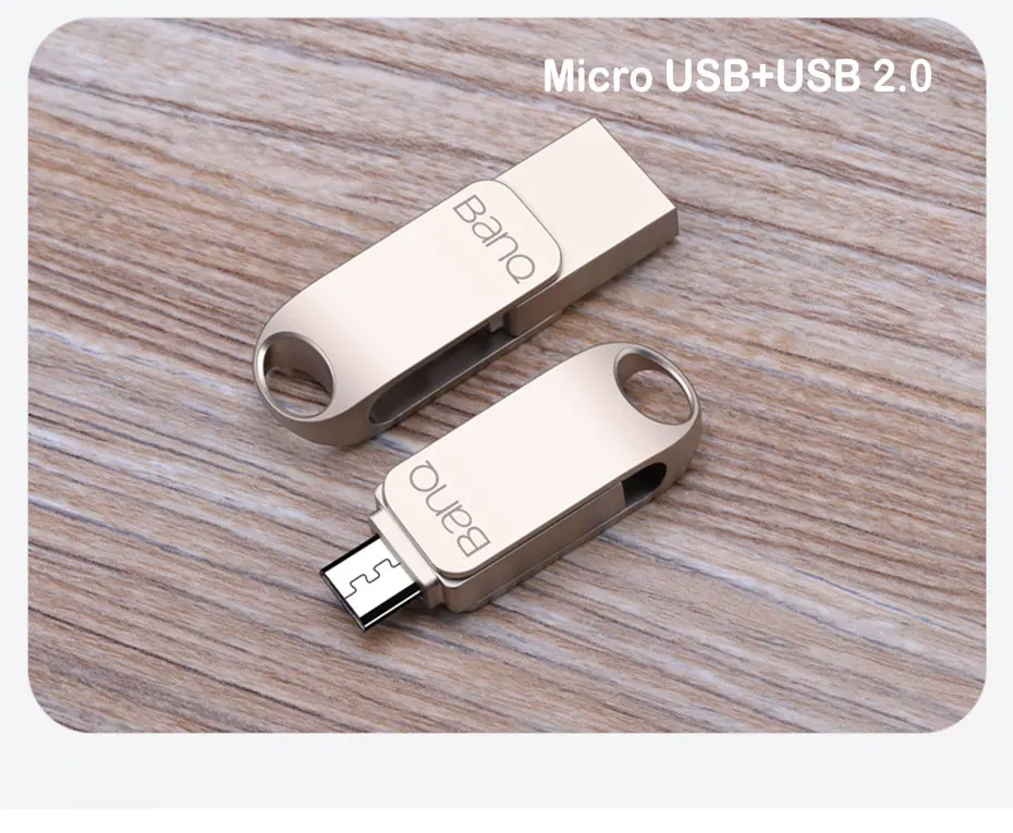 BanQ T6 USB флэш-накопитель Micro USB OTG флешки 64 32 ГБ для Xiaomi Redmi Note 5 Redmi 5 плюс 4X памяти телефона Stick карты USB