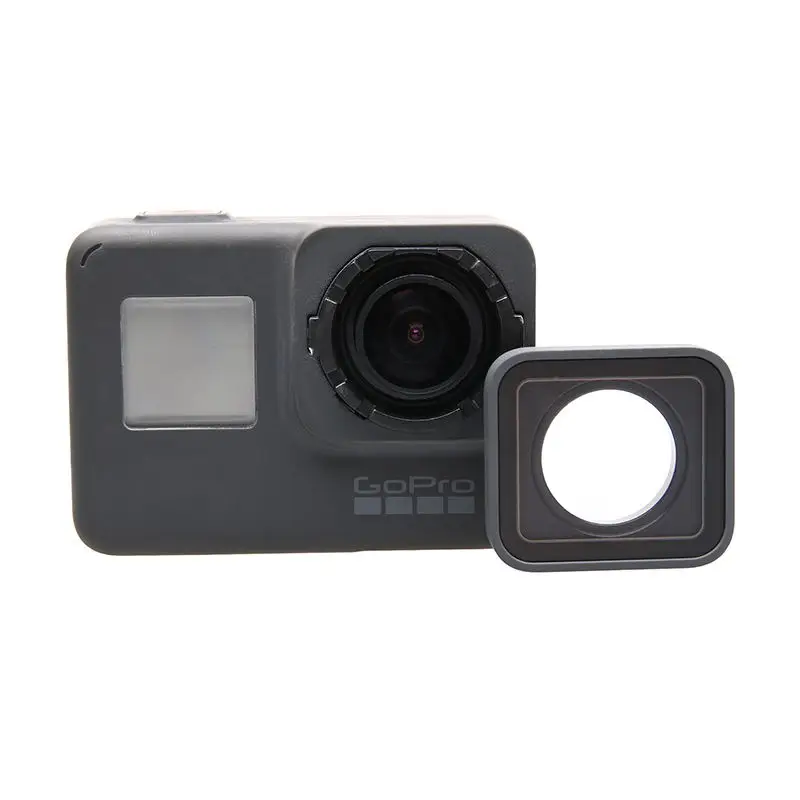 Для GoPro Hero 4 5 6 7 оригинальные аксессуары GoPro камера рамка/передняя дверь/Лицевая панель/стекло с УФ фильтром объектив/крышка батареи сумка