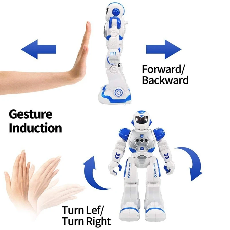 Радиоуправляемый робот с дистанционным управлением, умная экшн-фигурка для ходьбы, пения, танца, экшн-фигурка, жесты, сенсорные игрушки, подарок, робот, зарядка через usb, для танцев для детей