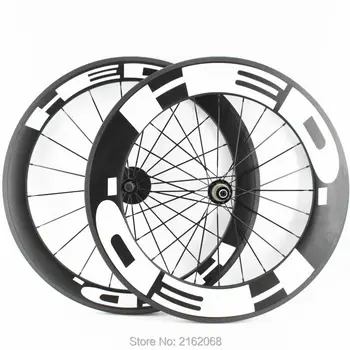 

Newest 700C front 60mm+rear 88mm tubular rim Road bicycle matte UD full carbon fibre bike wheelsets lightest parts Free shipping