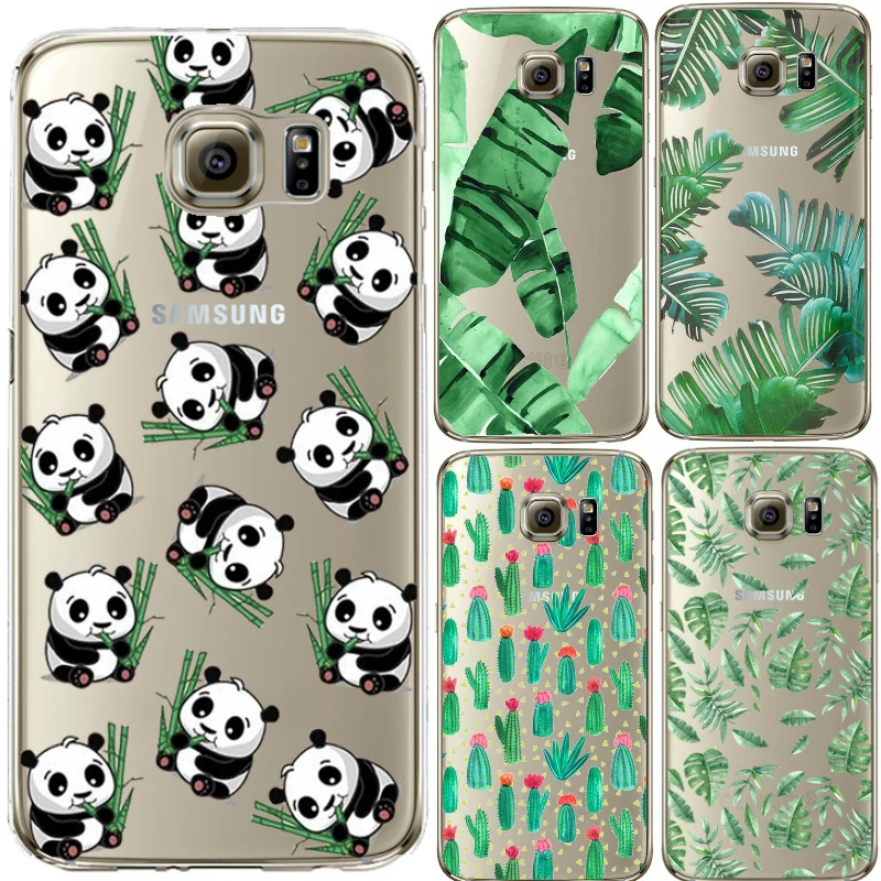Cute Panda Silicone Case Cover For iPhone 4S SE 5 5s 6 6S 7 Plus For Samsung Galaxy S3 S4 S5 S6