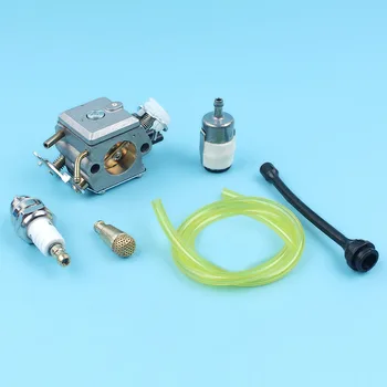

Carburetor Carb Fuel Oil Filter Line Hose For HUSQVARNA 362 365 371 372 372XP Chainsaw w/ Spark Plug Replacement Spare Parts