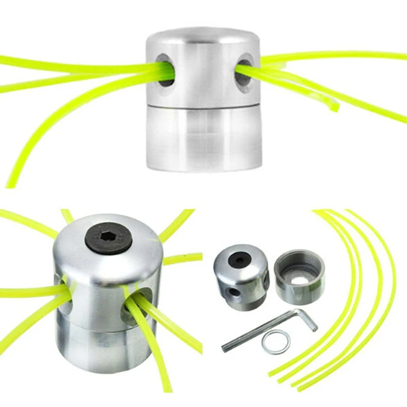 Universal Cylindrical Aluminum Trimmer Head Lawn Mower Accessories Garden Tool