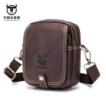 

casual men's messenger bags genuine leather shoulder bags for men luxury brand mens crossbody bag fashion for iphone