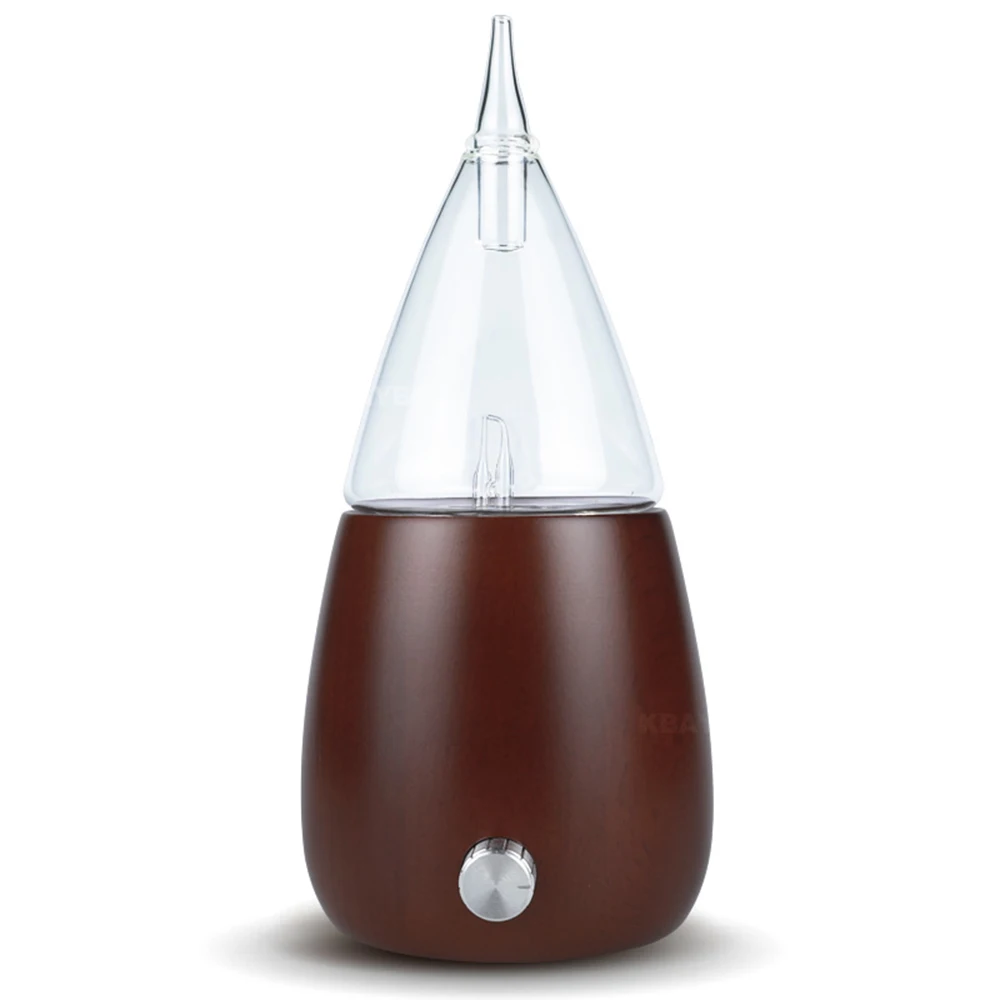 

Aromatherapy Diffuser Glass Reservoir Nebulizing Pure Essential Oil Aroma Diffuser Humidifier Auto Shut Off Colorful LED Lights