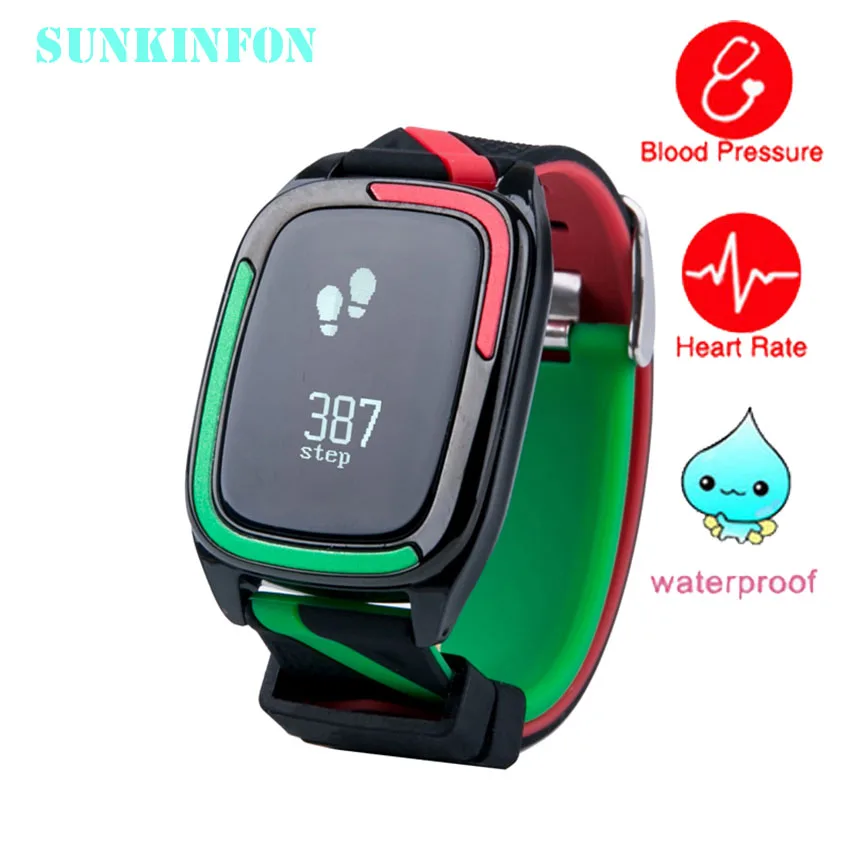 Smart Wristband Watch Blood Pressure Fitness Tracker Heart Rate Monitor Smart Band IP68
