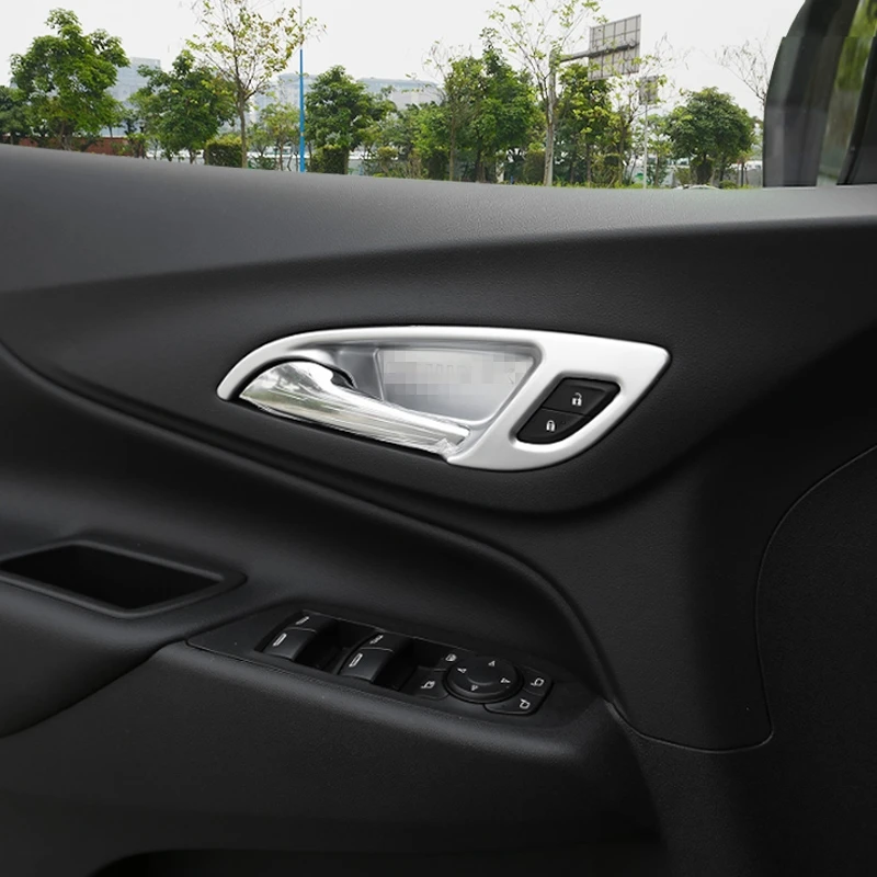 Для Chevrolet Equinox 2017 2018 2019 Крышка для автомобиля Стайлинг ABS Матовый Серебристый