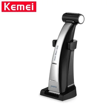

Kemei KM-508 Professional Hair Clipper Removal Dual Head Waterproof Rechargeable Razor Shaver for men Hair Trimmer Clipper Tools