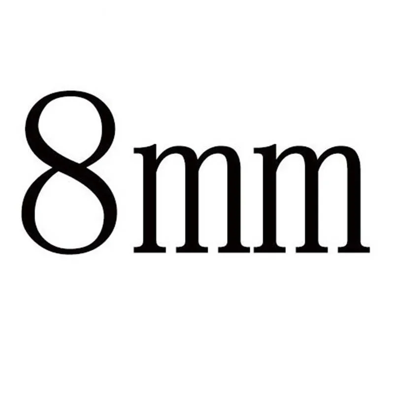 6 8 10 мм 12 14 16 мм микро проложить Фиолетовый CZ кубический цирконий медные бусины для изготовления ювелирных изделий браслет DIY черный разделитель круглые бусины - Цвет: 8mm Beads