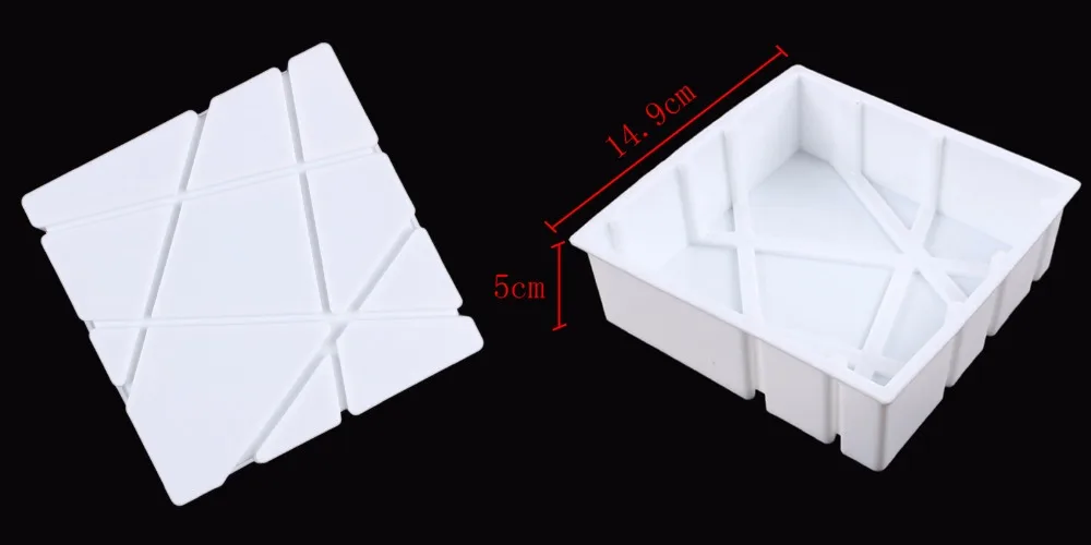 SHENHONG Pop Lava Cube Rock Art Форма для торта 3D силиконовая форма для отделки мусс форма для выпечки кондитерских изделий Silikonowe Moule