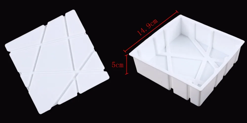 SHENHONG Pop Lava Cube художественная форма для торта 3D силиконовая отделки мусса формочка