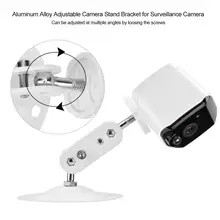 360 градусов Регулировка алюминиевого сплава регулируемая камера Стенд кронштейн для камеры наблюдения