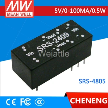 

MEAN WELL original SRS-4805 5V 100mA meanwell SRS 5V 0.5W DC-DC Regulated Single Output Converter