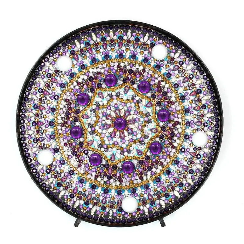 DIY Алмазная картина светодиодный ночник вышивка алмазное Рождественское украшение для домашнего ремесла подарок - Цвет: H