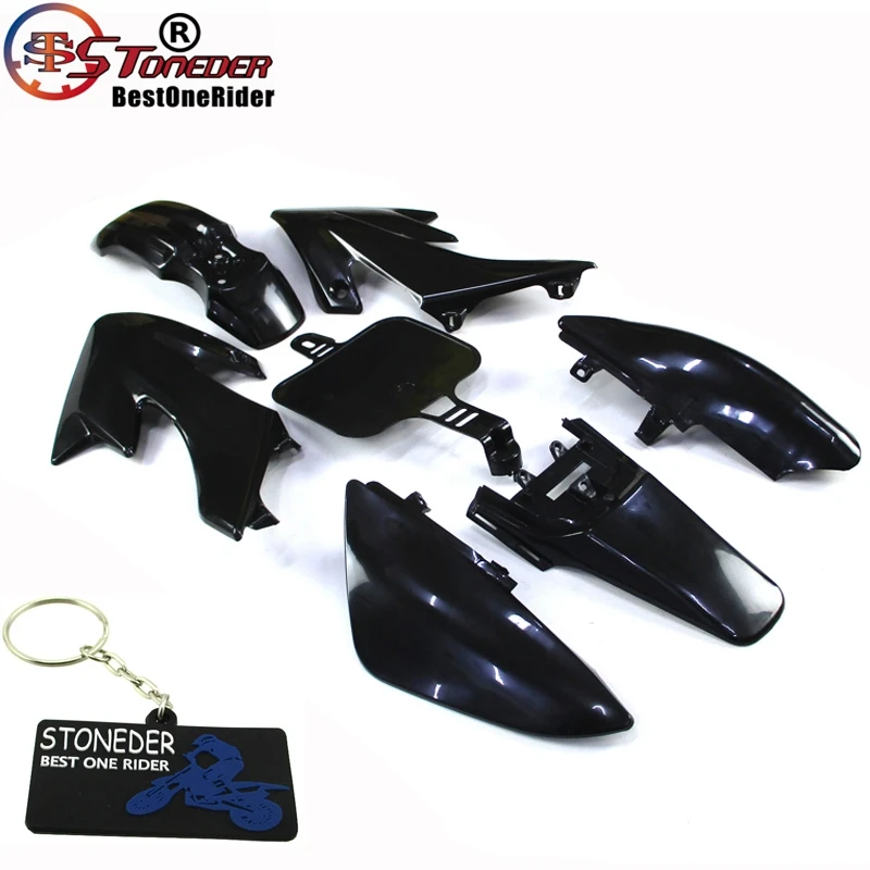Черный Пластиковый обтекатель для CRF50 XR 50 70 cc 90cc 110cc 125cc 140cc 150cc 160cc Piranha Coolster Pitsterpro GPX