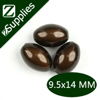 

9.5*14 MM Deep Coffee Olive Miracle Beads,perle magique,Acrylic wholesale for 2013 hot Trend