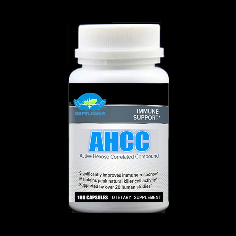 100pcs/bottle,AHCC Supplement - Powerful Supports Immune Health,Liver Function,Maintains Natural Killer Cell Activity 