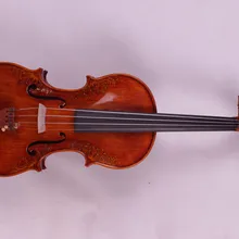 4 струны 4/4 скрипки детали из черного дерева Пламя клен обратно антикварная лакированная ель мастер мощный звук Pro#4