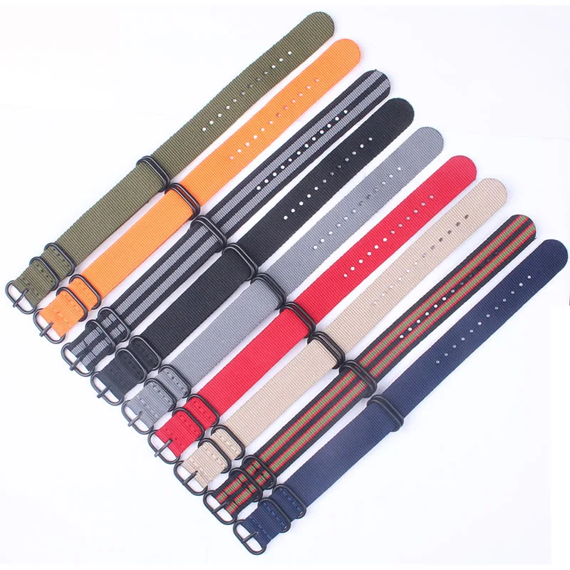 10pcs Wholesale PVD black Buckle 20mm 22mm 24mm Watchbands Men Women Casual Watches Strap Wristwatch Band Buckle