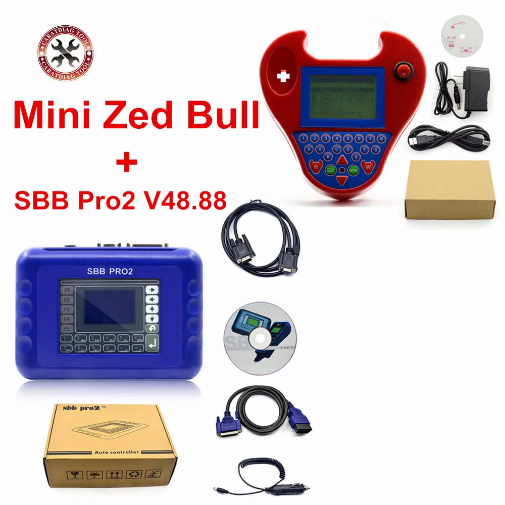 Программатор ключей SBB PRO2 V48.88 новейшая версия программатор sbb V46.02 Mini Zed bull