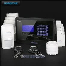 HOMSECUR Wireless GSM SMS Pet Friendly Home Burglar Security Alarm System+Humanized Menu