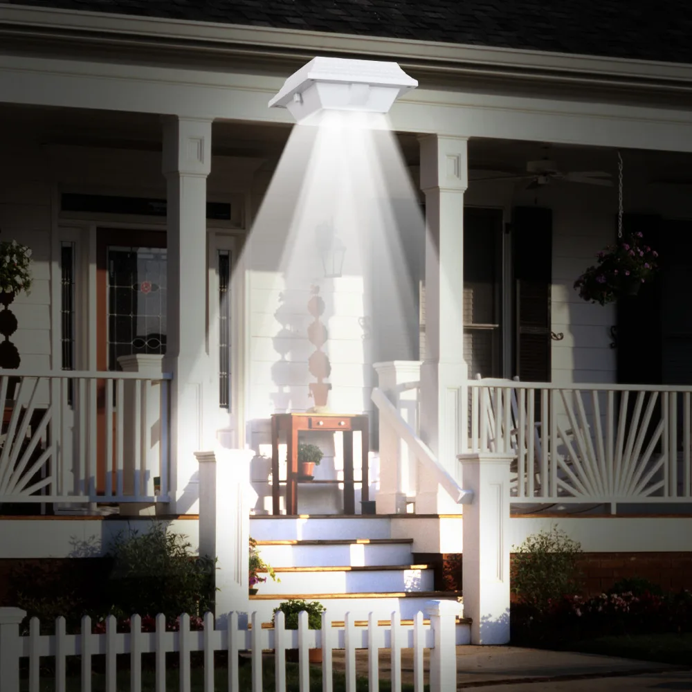 Passarelas em Qualquer Solar da Lâmpada Luz para Casas de Cerca do Jardim ao ar Pack Power Smart Led Solar Gutter Livre Quintal Parede Galpão Lugar 12 2 Sun 10 Cheap Lâmpadas solares