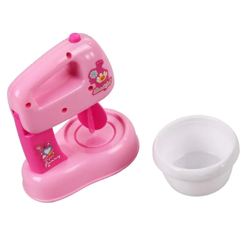 Детские Кухонные игрушки Ролевые игры игрушка детская Кухня Розовый Электрический блендер миксер Игрушечные лошадки для детей