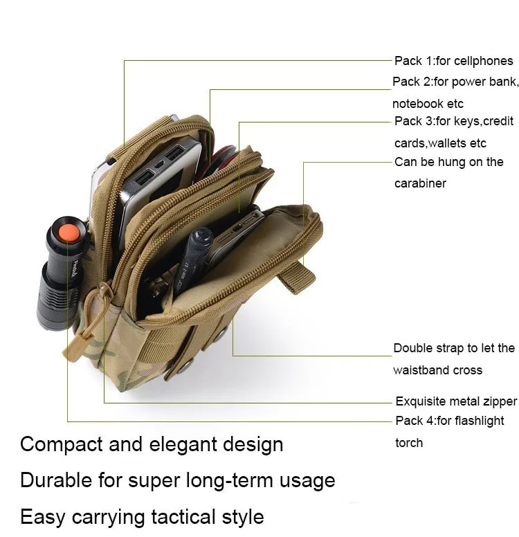 Уличный Спортивный Тактический карманный телефон сумка для Apple iPhone 7 Plus 6 6s Plus 8 чехол сумка Универсальный водонепроницаемый сотовый кошелек для телефона чехол