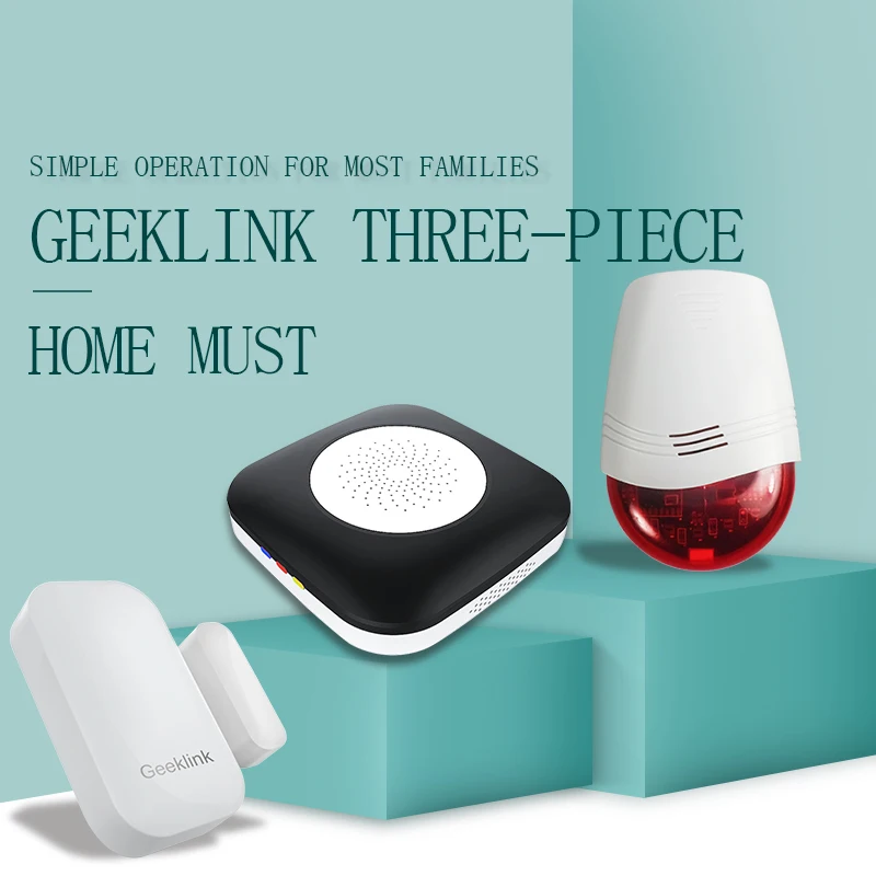 Geeklink умный дом ИК пульт дистанционного управления звуковая сигнализация датчик