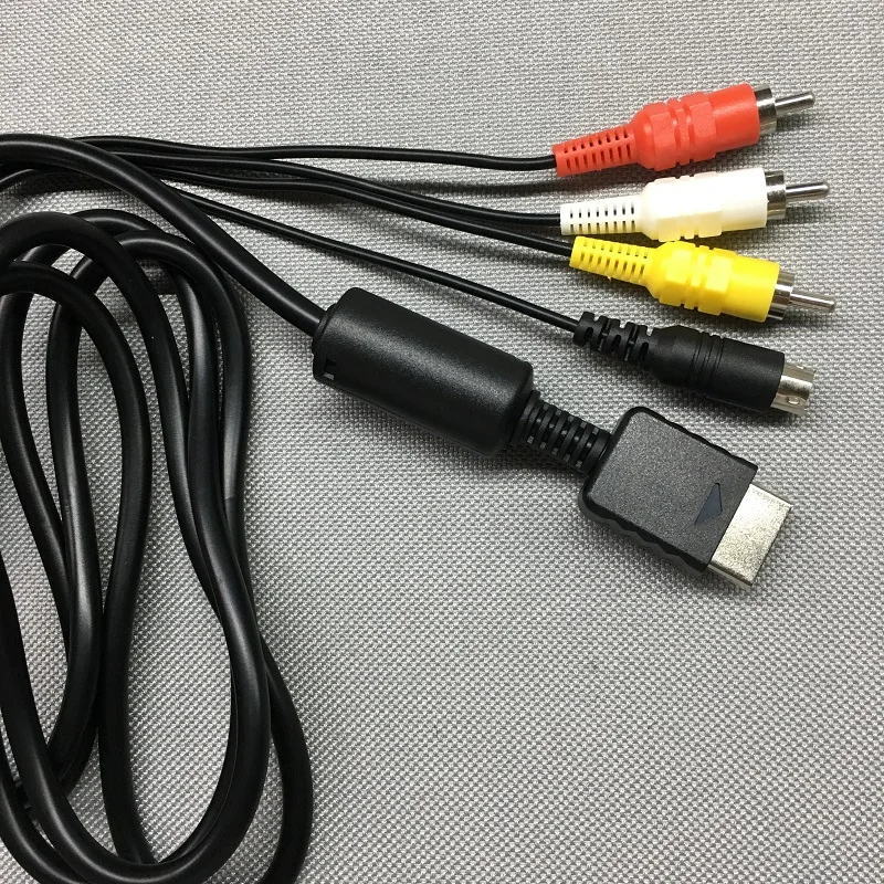 FZQWEG Аудио Видео AV кабель 3 RCA для Sony Playstation PS PS2 PS3|Кабели| |