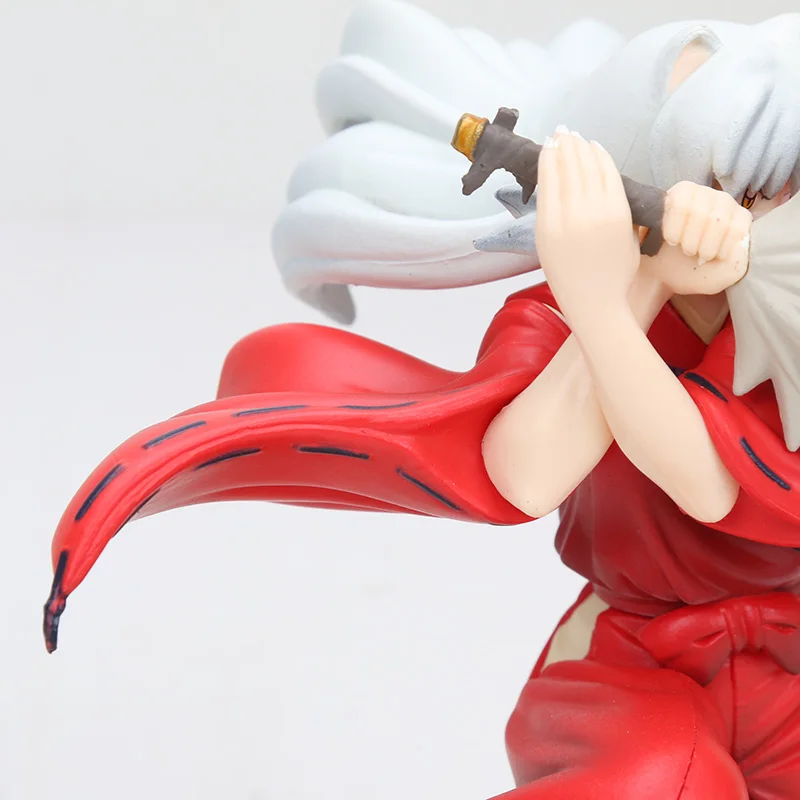 Inuyasha Yasha рисунок Sesshoumaru ПВХ расписная коллекция кукла аниме фигурки модель игрушки 18 см