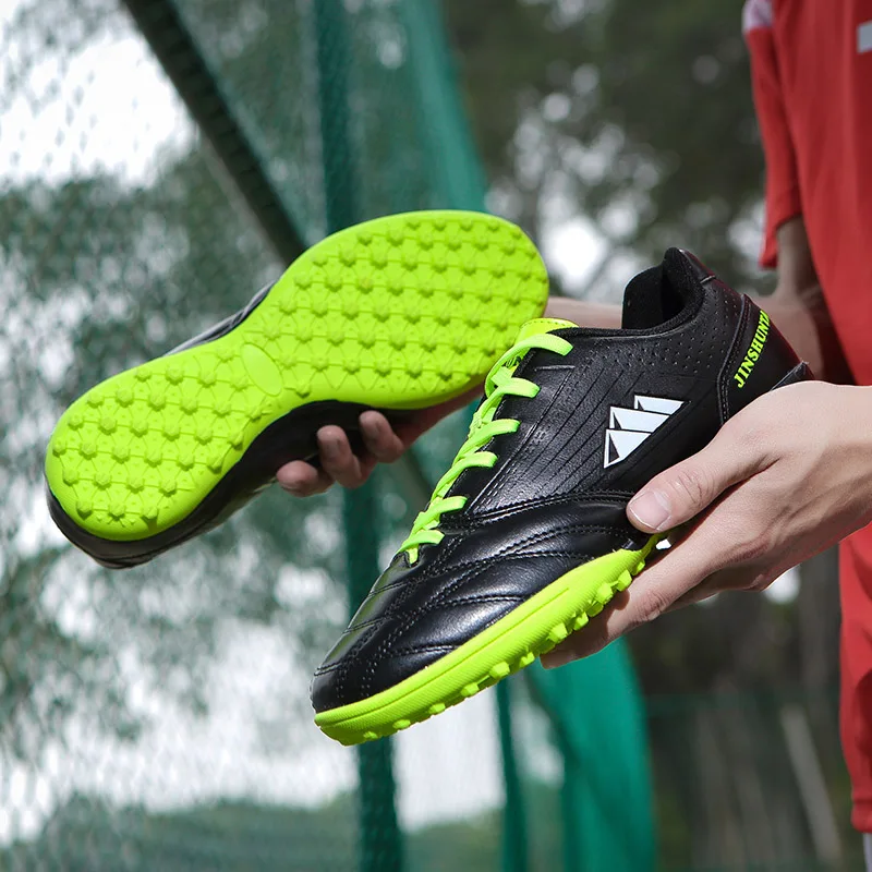 

Original Men Football Boots Cleats Training Long Spikes Kids Phantom Sneaker Sport TF Turf Greatness Ace Superfly Soccer Shoes