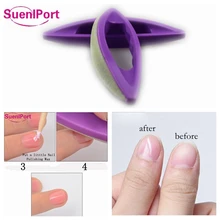 Sune l port 2 шт. инструменты для ногтей Полировка Ногтей пилочка Полировка кисти блеск полировка паста порошок Naisl инструмент для дизайна маникюр педикюр инструменты